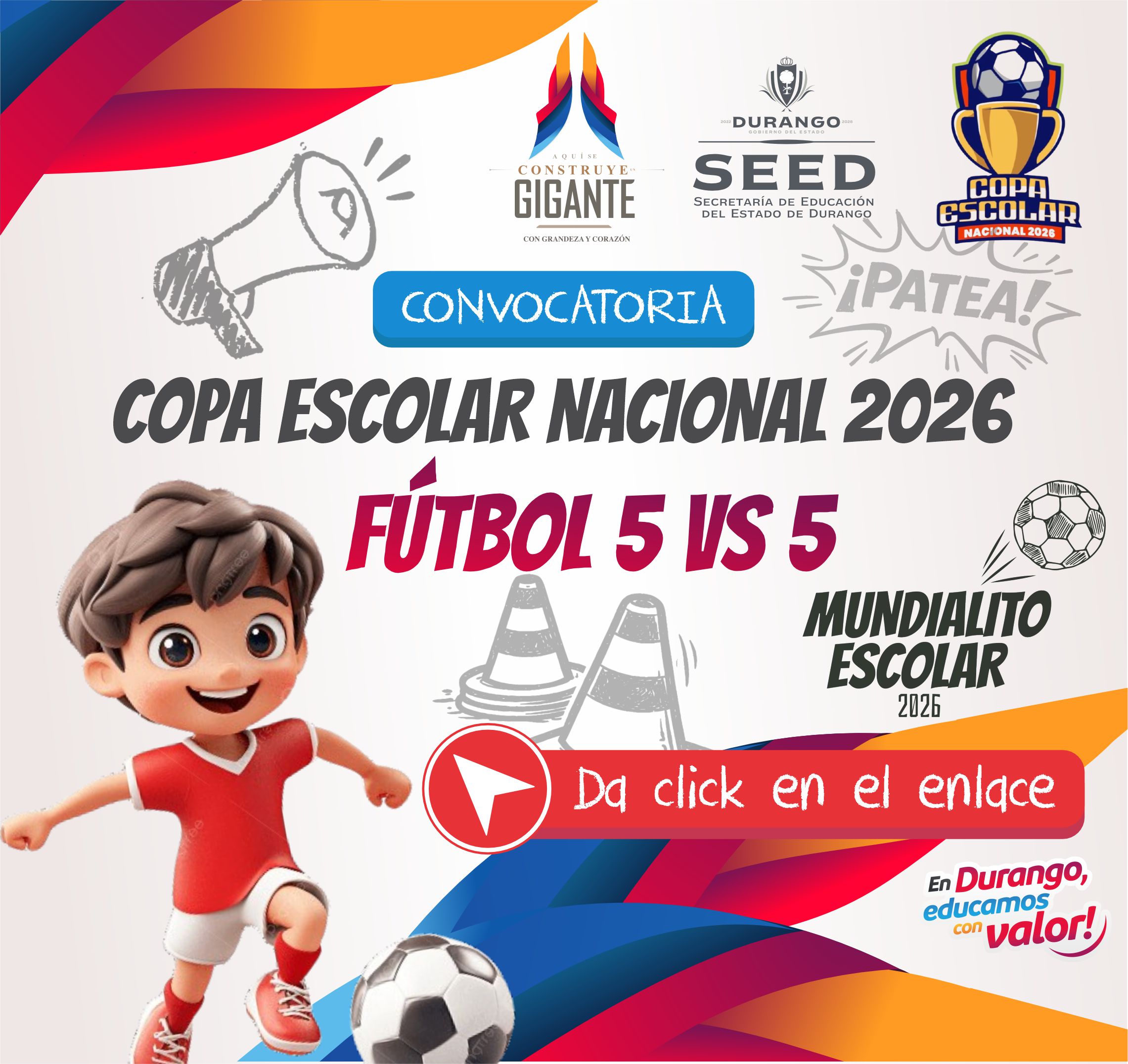 CONVOCATORIA ESTATAL COPA ESCOLAR 2026
